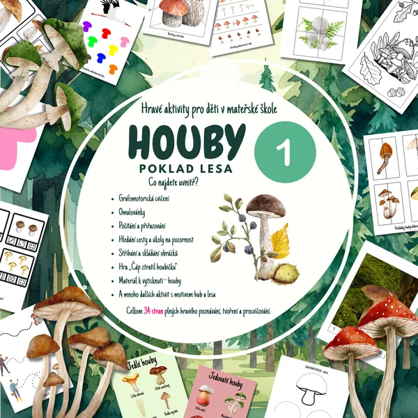 HOUBY - poklad lesa 🍄