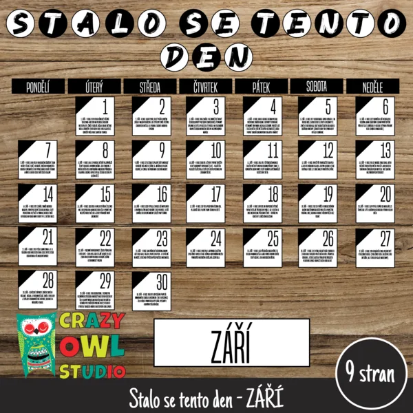 Stalo se tento den – ZÁŘÍ