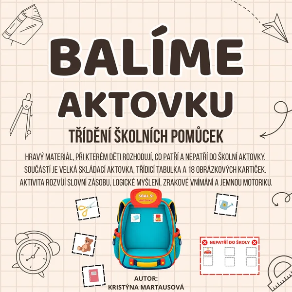 Sbal si aktovku - Co do ní patří? ✏️🎒