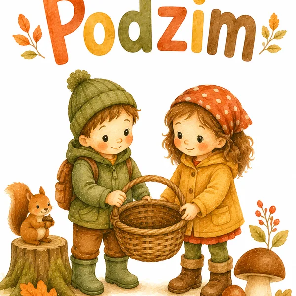 Podzim – kompletní balíček – demonstrační obrázky, pracovní listy a aktivity pro MŠ