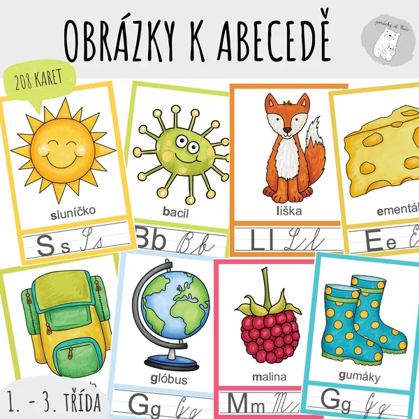 Obrázkové karty k abecedě