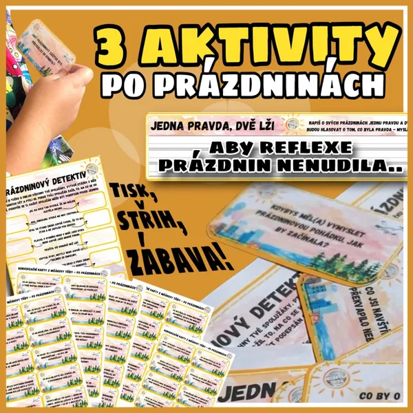 Tři aktivity po prázdninách