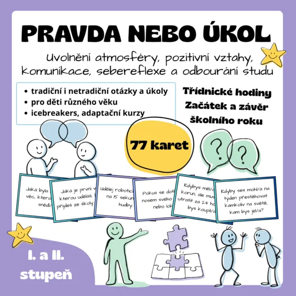 PRAVDA nebo ÚKOL - tradiční i netradiční otázky a úkoly
