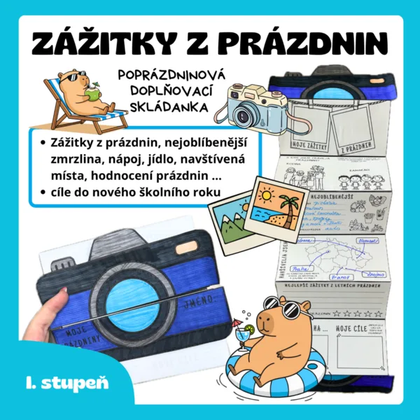 Zážitky z prázdnin - poprázdninová skládanka
