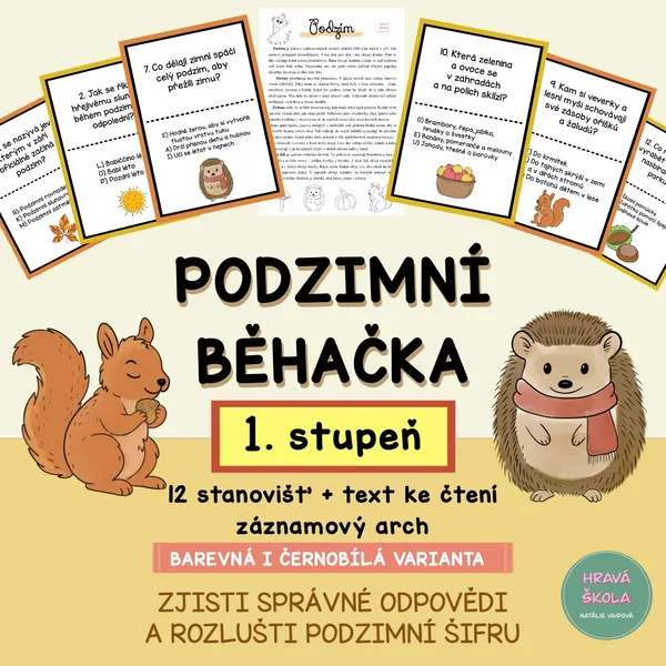 PODZIM - BĚHAČKA S TAJENKOU