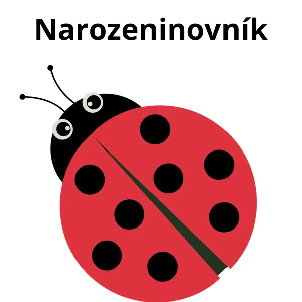 Narozeninovníky včely, berušky, žáby