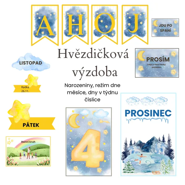 Hvězdičková výzdoba ⭐️✨