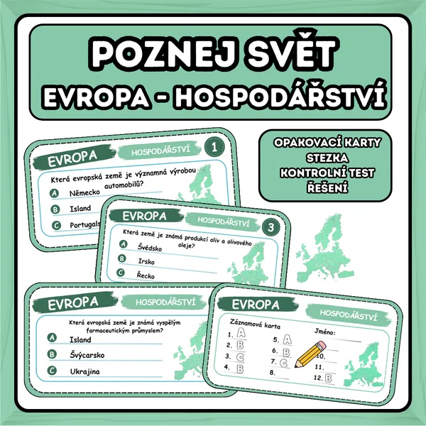 Poznej svět - Evropa hospodářství