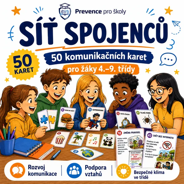 Síť spojenců – 50 komunikačních karet pro 4.–9. třídu