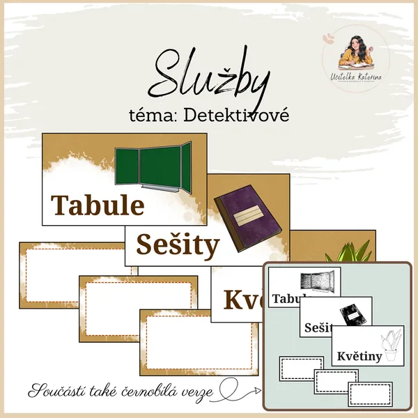 Služby - téma detektivové