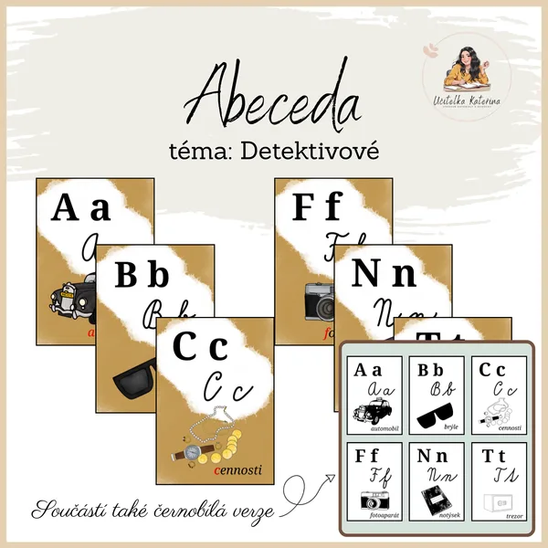 Abeceda - téma detektivové