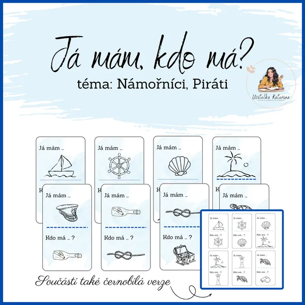 Já mám, kdo má? - téma námořníci, piráti