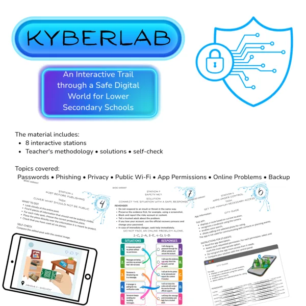 Cybersecurity & Digital Citizenship Activities | 8 Interactive Online Safety Stations