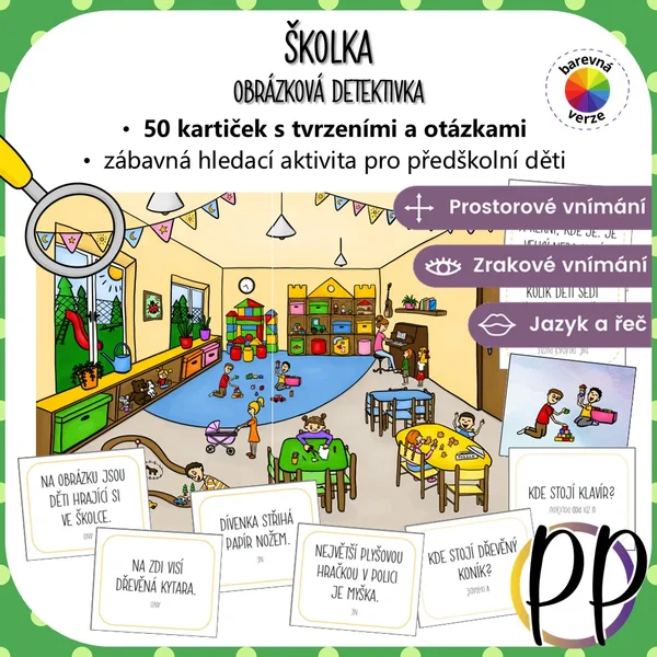 Školka - obrázková detektivka