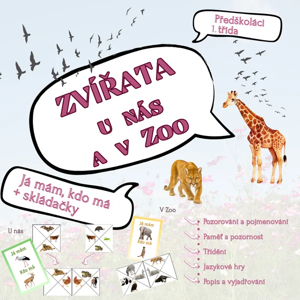 Zvířata u nás a v Zoo