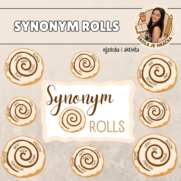Synonym rolls - anglická synonyma