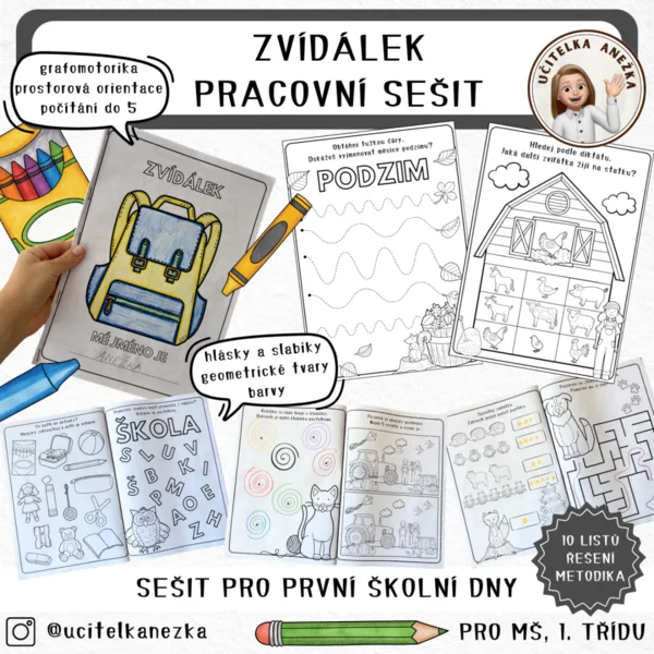 ZVÍDÁLEK - pracovní sešit pro první školní dny