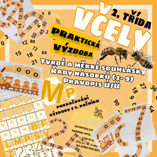 Včelí výzdoba pro 2. ročník