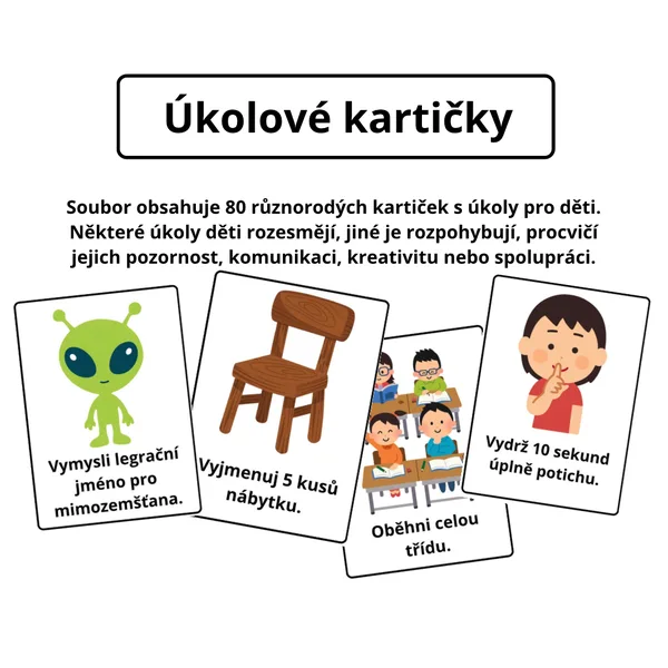 Úkolové kartičky