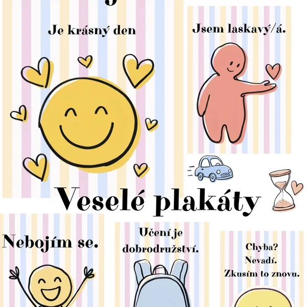 Veselé plakáty.