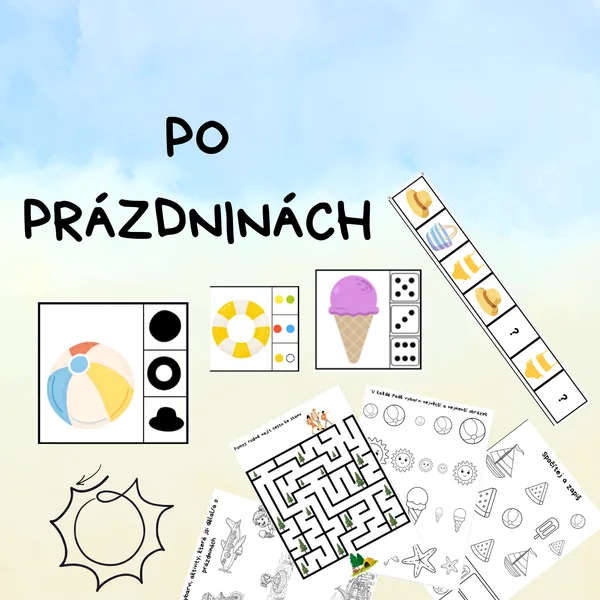 PO PRÁZDNINÁCH - SOUBOR AKTIVIT