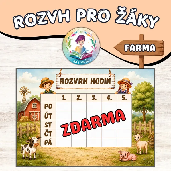 FARMÁŘSKÝ ROZVRH HODIN