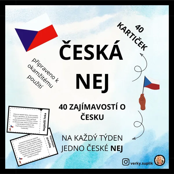 ČESKÁ NEJ - 40 zajímavostí o Česku