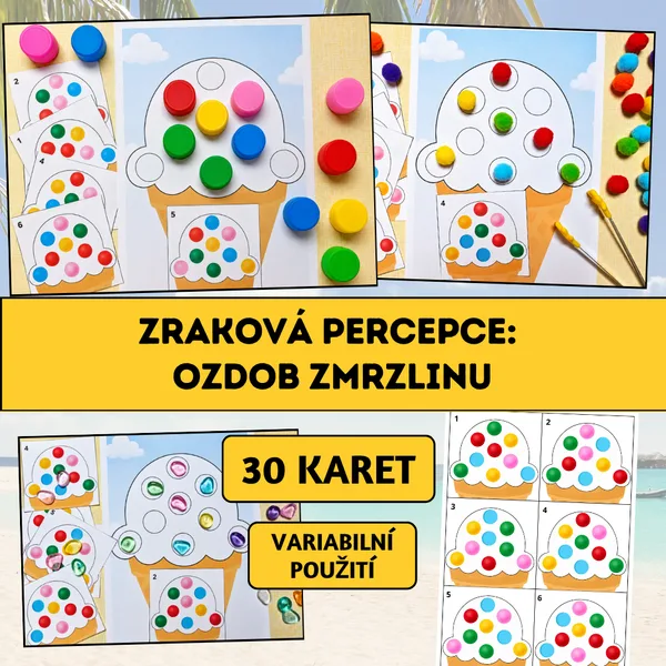 Zraková percepce: Ozdob zmrzlinu