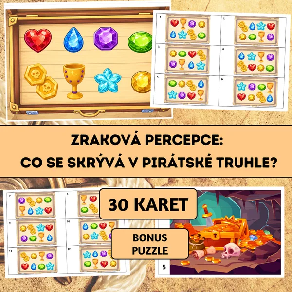Zraková percepce: Co se skrývá v pirátské truhle?