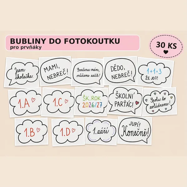Fotokoutek-1. školní den v 1. třídě