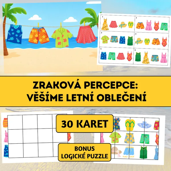 Zraková percepce: Věšíme letní oblečení