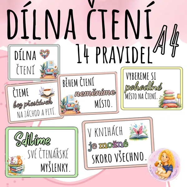DÍLNA ČTENÍ - 14 pravidel