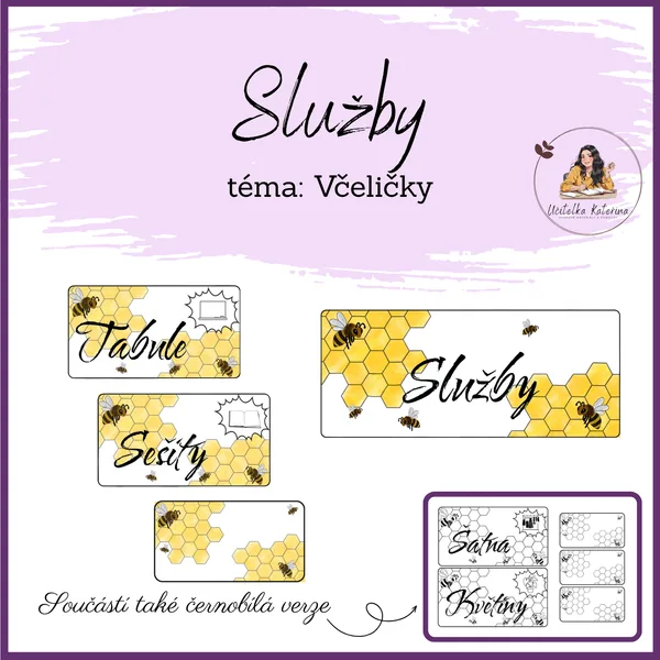 Služby - téma včeličky