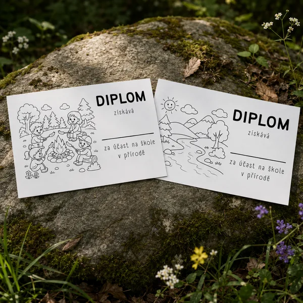 10 DIPLOMŮ NA ŠKOLU V PŘÍRODĚ 🌲