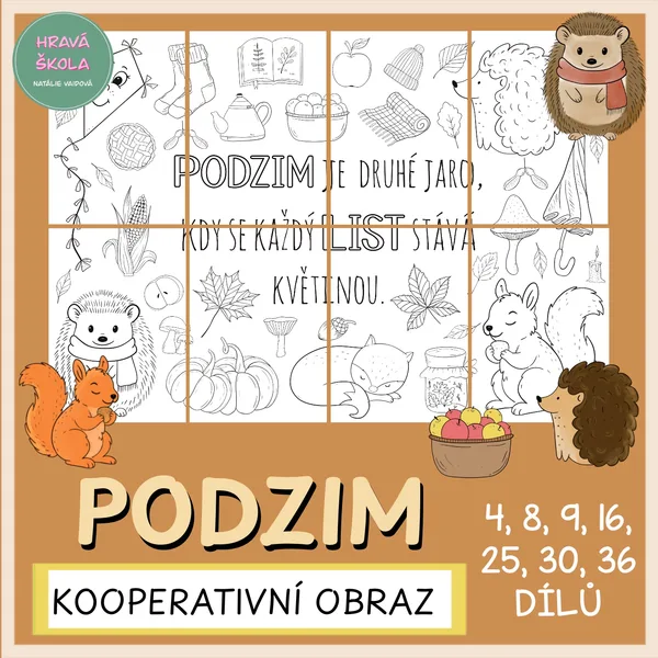PODZIM - KOOPERATIVNÍ OBRAZ