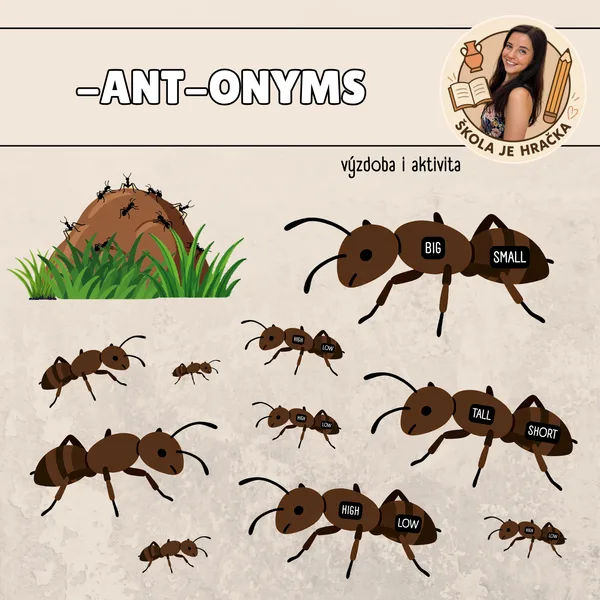 Antonyms - výzdoba třídy