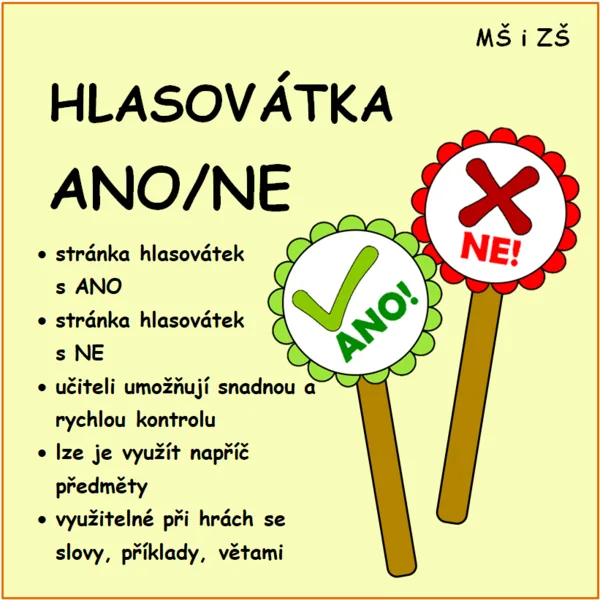 HLASOVÁTKA ANO/NE