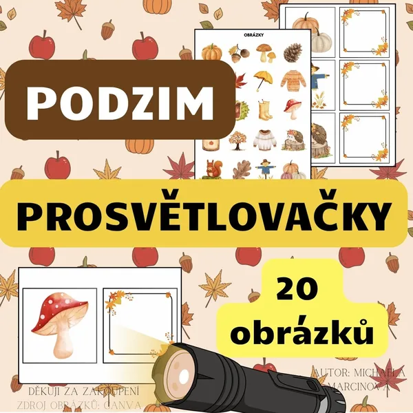 PODZIM - prosvětlovačky