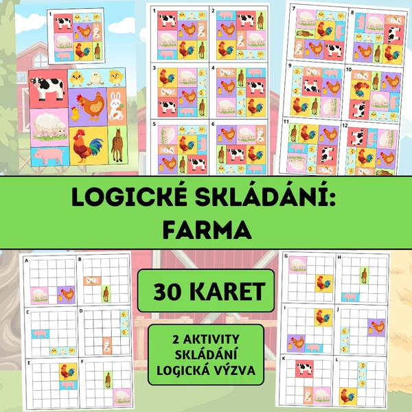 Logické skládání: Farma