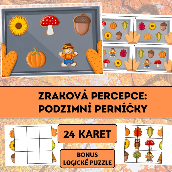 Zraková percepce: Podzimní perníčky