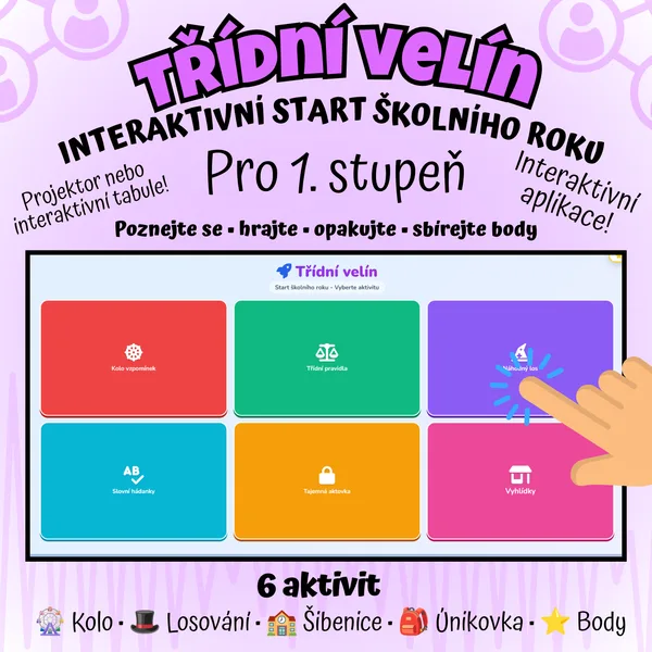 Třídní velín – interaktivní start školního roku 🚀