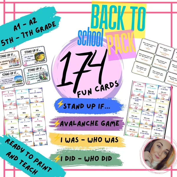 Back to School – Summer Memories (Sada komunikačních her do AJ pro A1–A2)