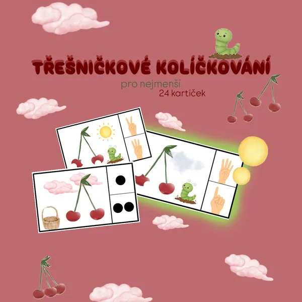 Třešničkové kolíčkování pro nejmenší