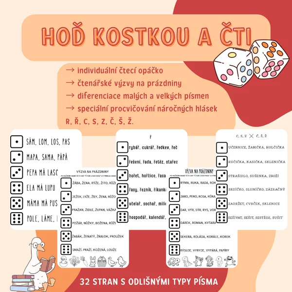 Hoď kostkou a čti!