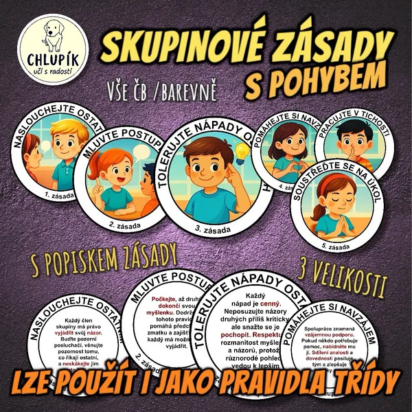 Skupinové zásady S POHYBEM
