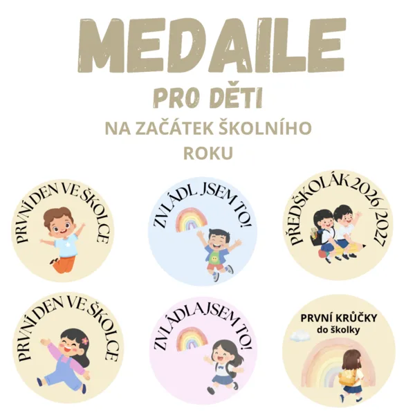 Medaile na začátek školního roku🏅
