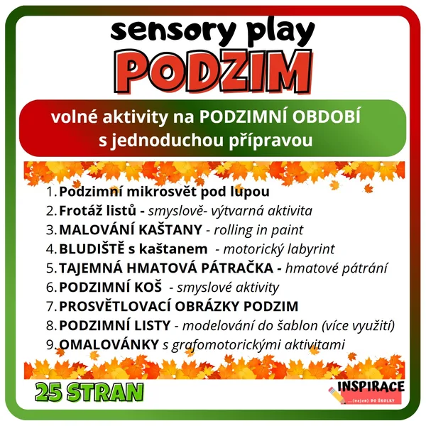 Sensory play - PODZIM🍁