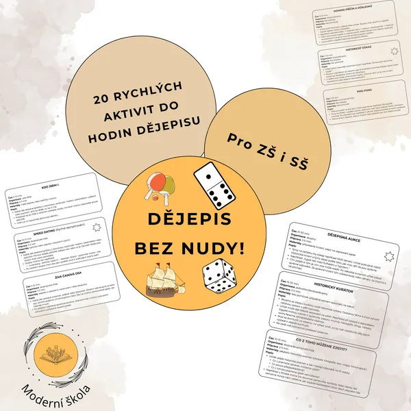 Dějepis bez nudy – 20 rychlých aktivit bez přípravy