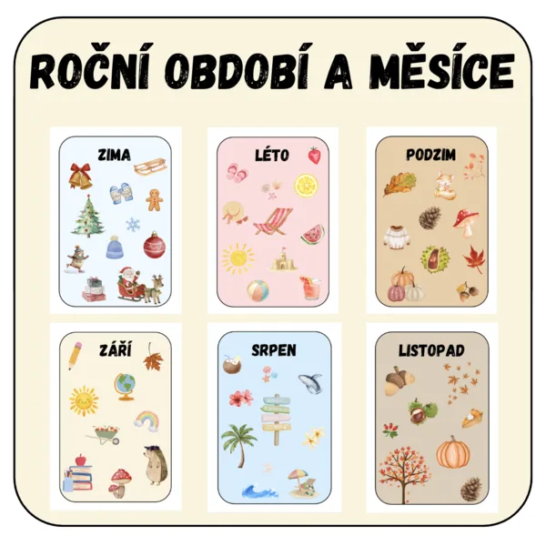 Roční období a měsíce