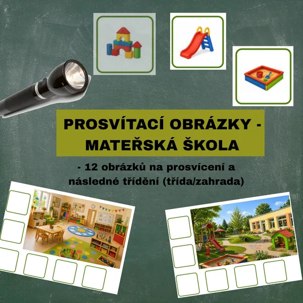 Prosvítací obrázky - Mateřská škola